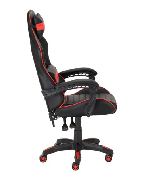 Silla gaming X-Play con cojines negro-roja
