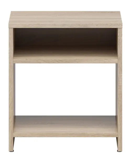 Mesita de noche Neno 40 cm con estante roble sonoma