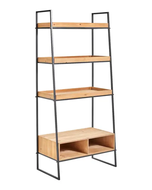 Estantería Coburg 66 cm con 6 estantes abeto