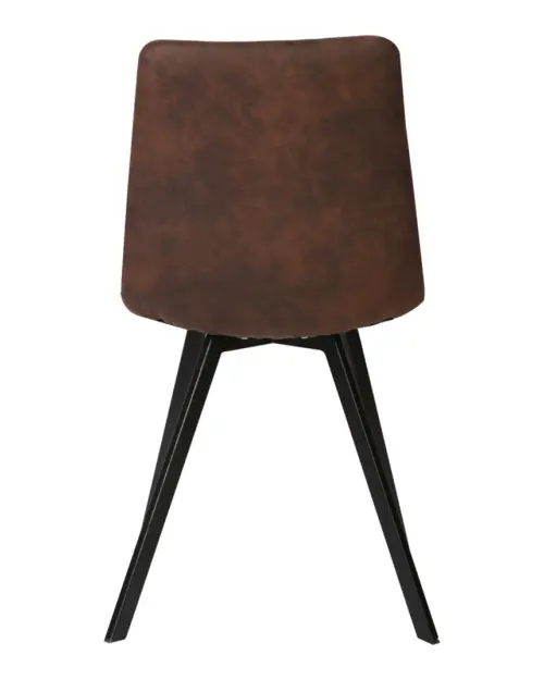 Silla tapizada Rubi marrón