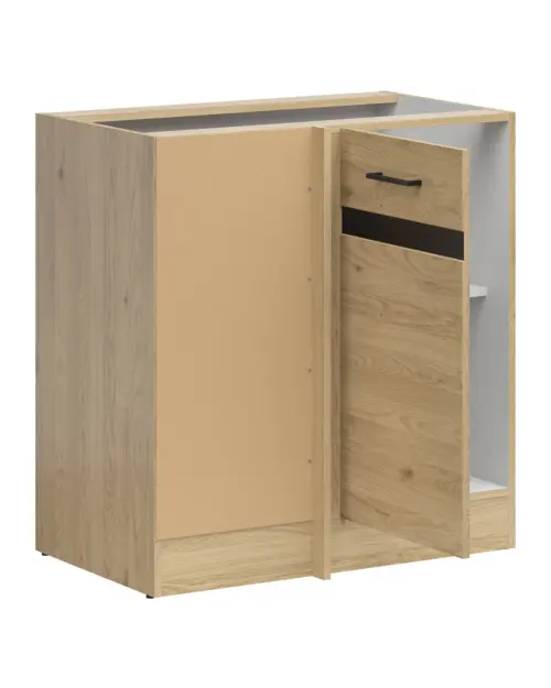 Mueble de cocina bajo de esquina Junona Line izquierdo roble bernstein ocupa esquina 100x60 cm