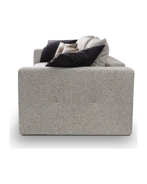 Sofá de tres plazas Royal IV convertible con arcón tejido trenzado beige