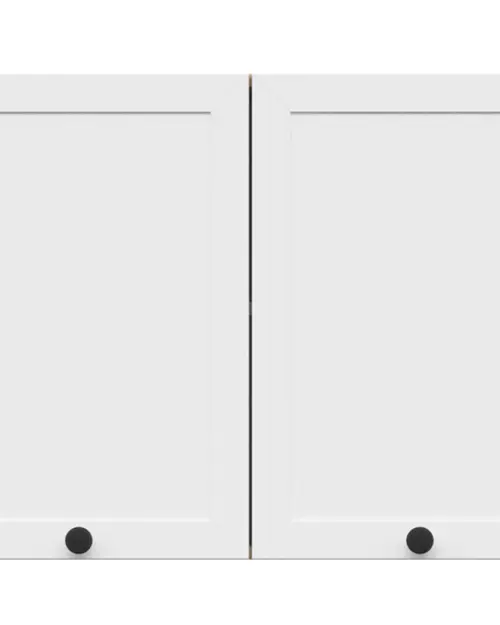 Szafka kuchenna górna Junona Line 80 cm 2-drzwiowa dąb bernstein/biały