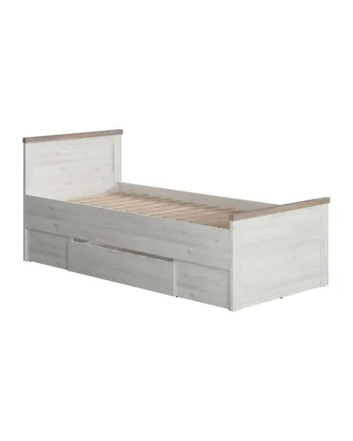 Ліжко Luca Juzi 90x200 з шухлядою модрина сібіу світла