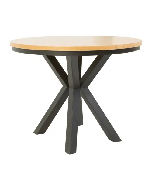 Extendable table Eland 100/150/200x100 natural oak veneer