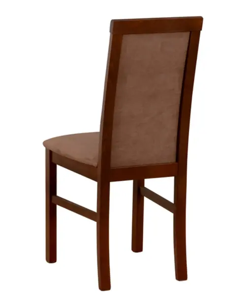 Silla tapizada Como marrón