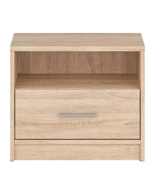 Mesita de noche Nepo Plus 49 cm con cajón roble sonoma