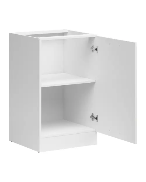 Szafka dolna kuchenna Junona Line 50 cm prawa kreda połysk