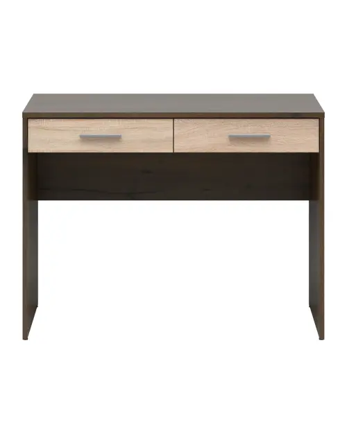 Escritorio Nepo Plus 100 cm con 2 cajones roble noble/roble sonoma