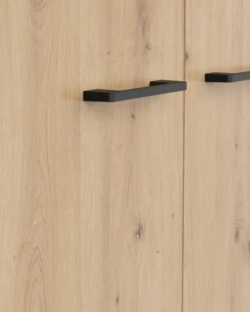 Estantería Space Office 80 cm con 2 puertas roble artisan