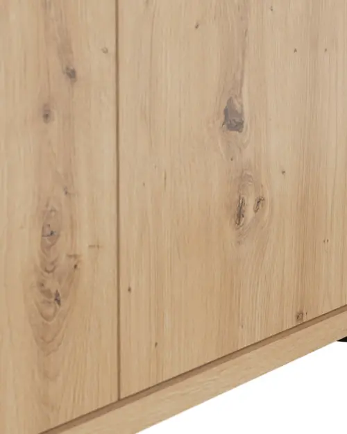 Estantería Space Office 80 cm con 2 puertas roble artisan