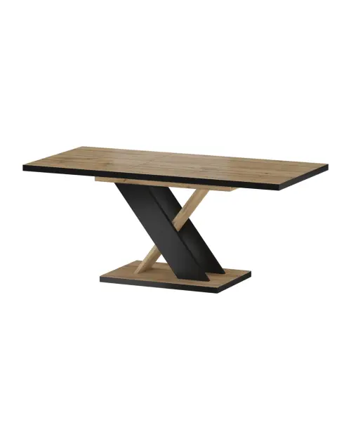 Extendable table Eryk 138/178x85 artisan oak/black