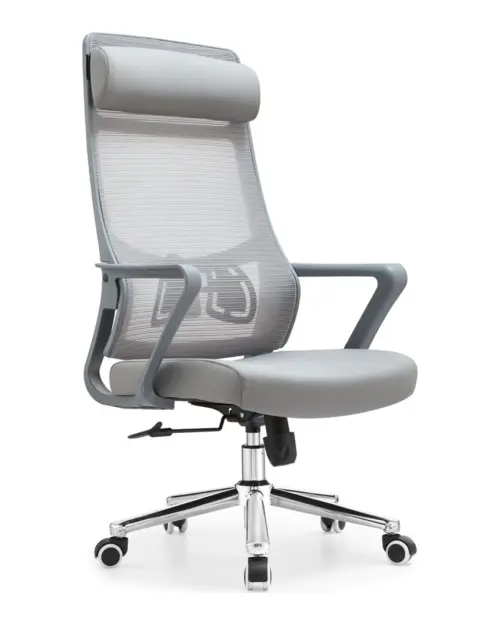 Silla giratoria Luca gris