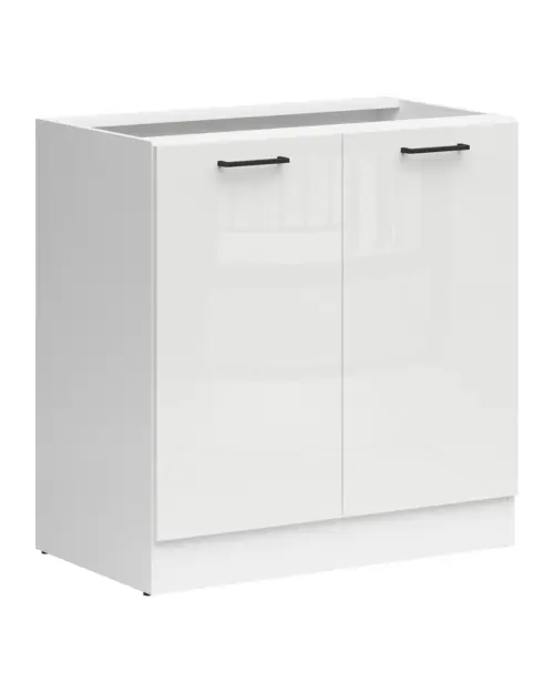 Mueble de cocina inferior Junona Line 80 cm brillo tiza