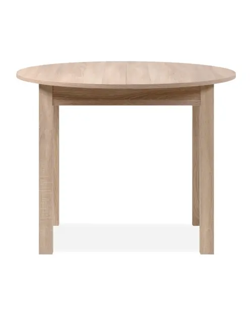 Mesa redonda extensible Coburg 100-140/x76 roble sonoma