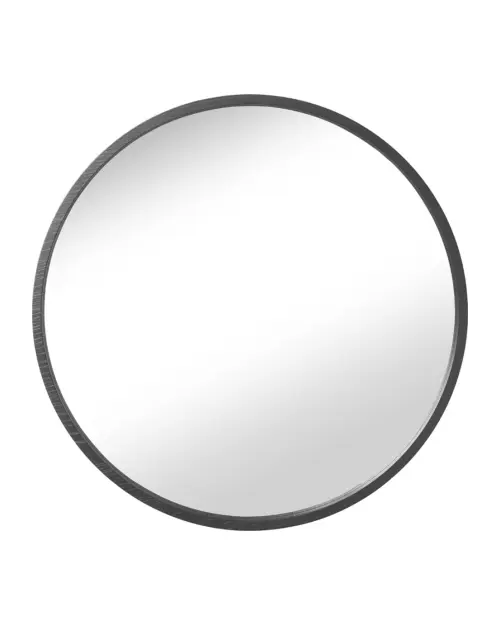 Espejo de pared en marco Circle 62 cm redondo negro