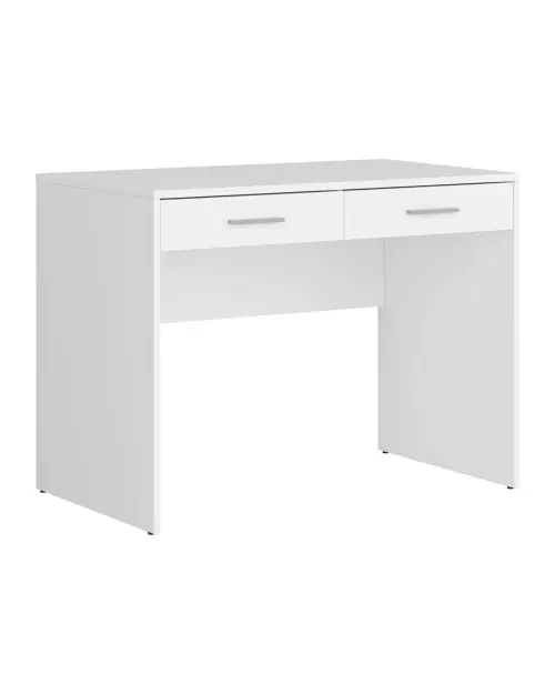Escritorio Nepo Plus 100 cm con 2 cajones blanco