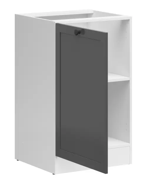Szafka kuchenna dolna Junona Line 50 cm lewa grafit