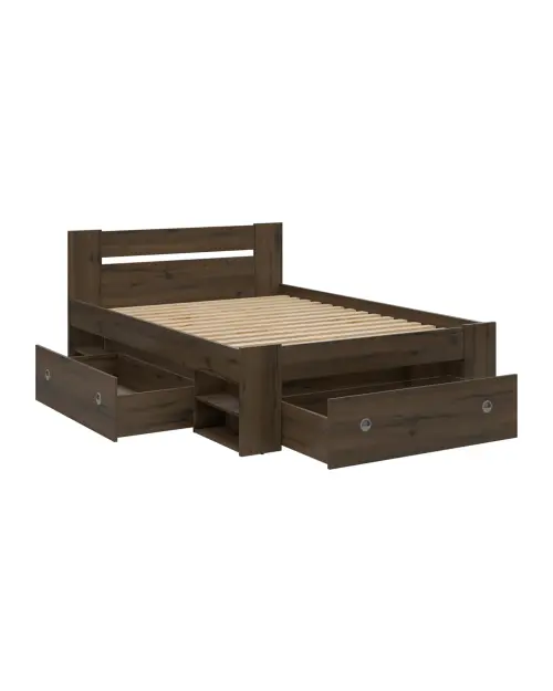 Cajones para cama Nepo Plus 160 roble noble