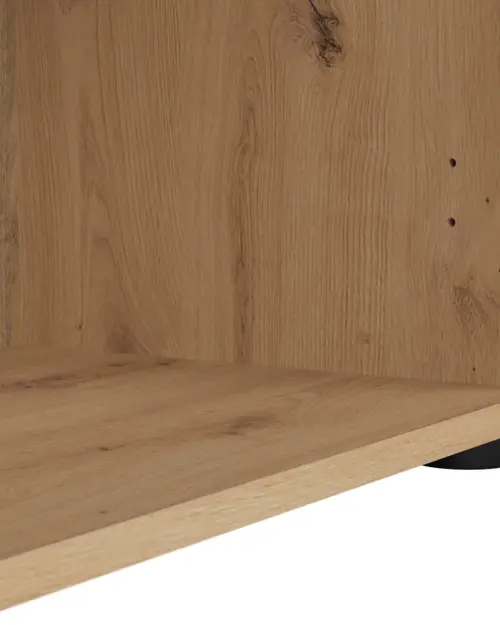 Estantería Space Office 80 cm con 4 estantes roble artisan