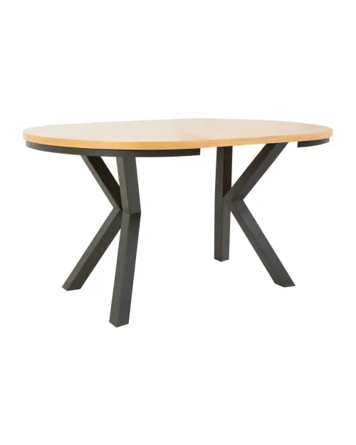 Extendable table Eland 100/150/200x100 natural oak veneer