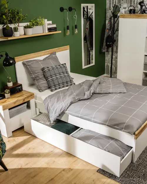 Cama Holten 180x200 blanca