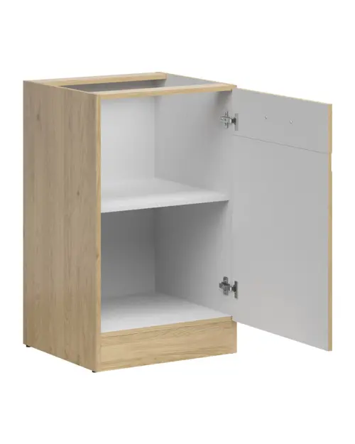Mueble bajo de cocina Junona Line 50 cm derecha con puerta roble bernstein