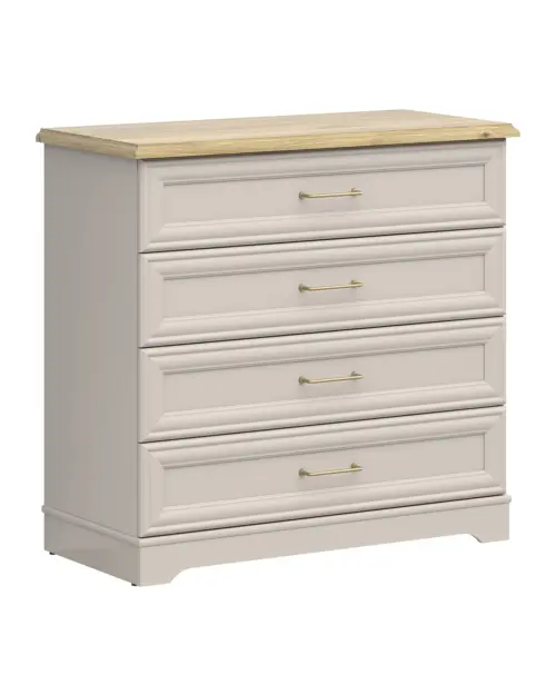 Cómoda Anga 94 cm con cajones cachemira/roble mauvella