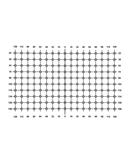 Plantilla de perforación Modeo