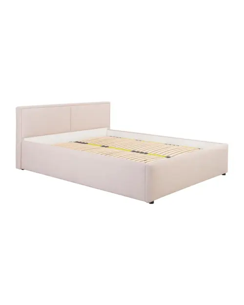 Cama tapizada Nedin 160x200 beige