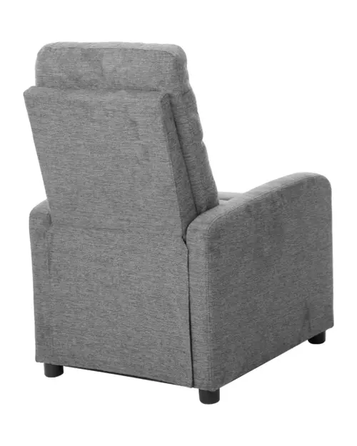 Tradycyjny fotel Monti z funkcją relax, jasnoszary