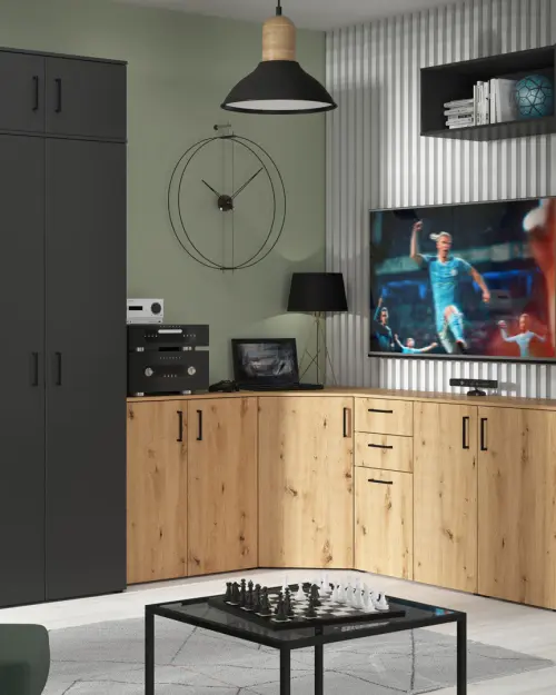 Armario MultiDo 45 cm de una puerta atelier claro