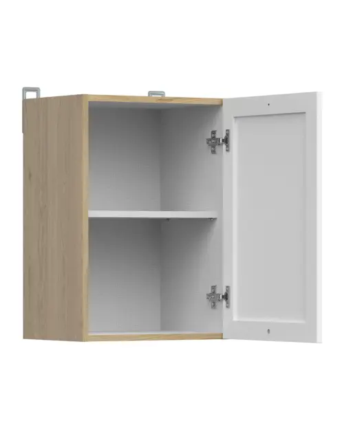 Armario de cocina superior Junona Line 40 cm con puerta izquierda/derecha roble bernstein/blanco