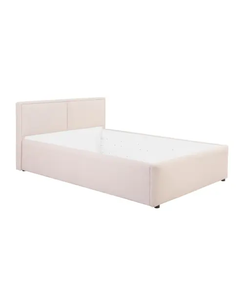 Upholstered bed Nedin 120x200 beige