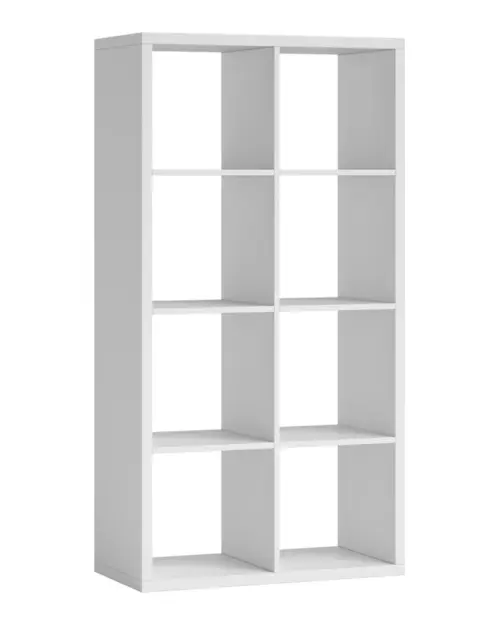 Estantería Style IV 77 cm con 8 baldas blanca