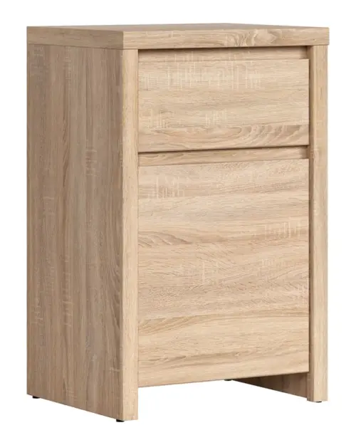 Комод Kaspian 49 см з дверцятами та шухлядою дуб сонома