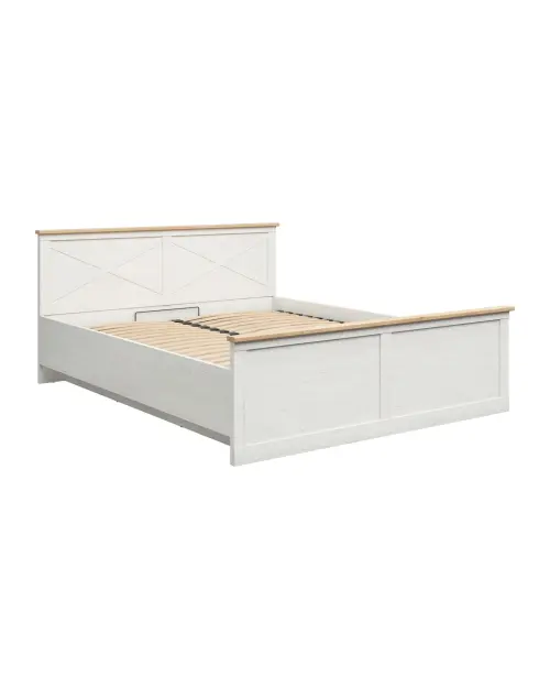 Cama Frija 180x200 con somier y arcón pino andersen blanco
