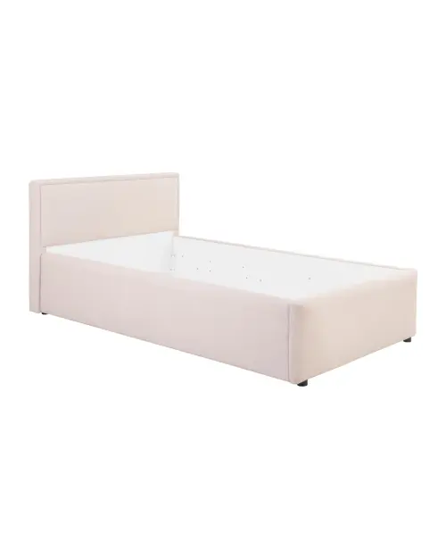 Upholstered bed Nedin 90x200 beige