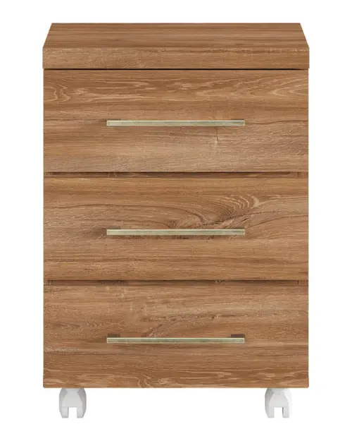 Cajonera Gent 42 cm con 3 cajones roble stirling