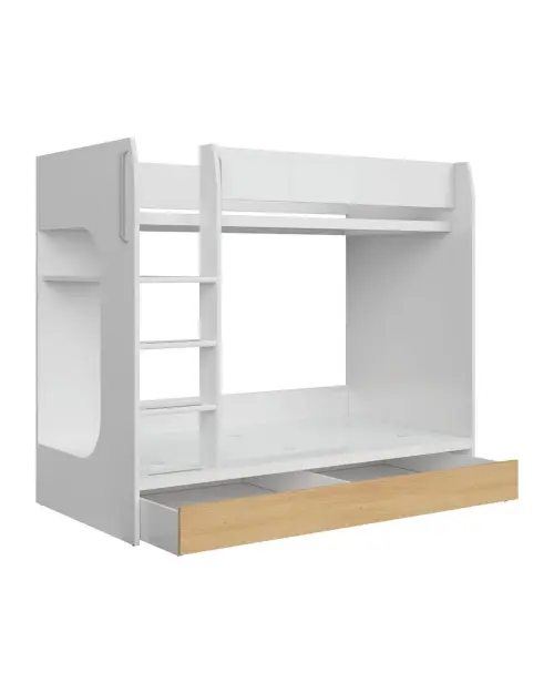 Litera Nandu 80x180 blanco brillo