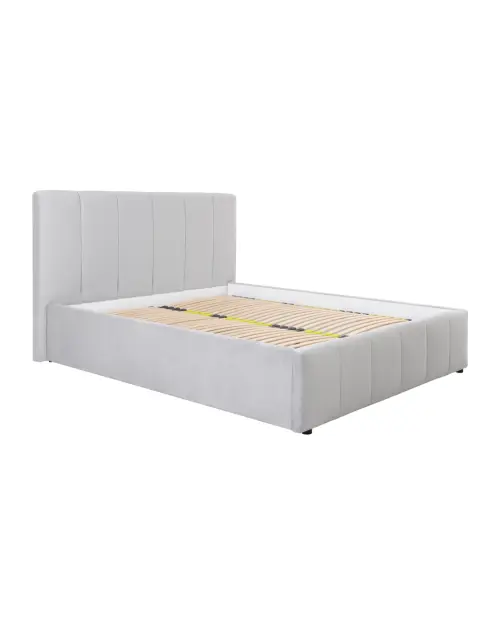 Cama tapizada Lones 160x200 gris