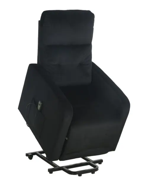 Traditional Grand armchair with relax function black