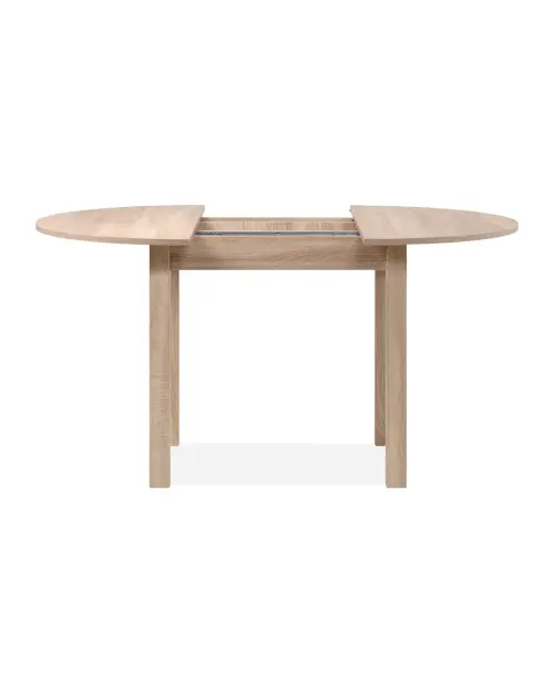 Mesa redonda extensible Coburg 100-140/x76 roble sonoma