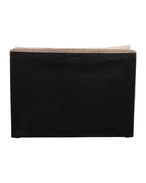 Sofá cama Rico con arcón y respaldo ajustable beige