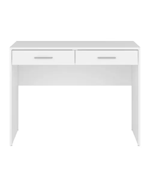 Escritorio Nepo Plus 100 cm con 2 cajones blanco