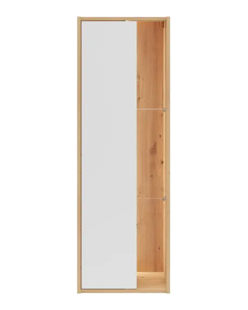 Estantería Gap 47 cm con puertas y 3 estantes roble artisan/blanco