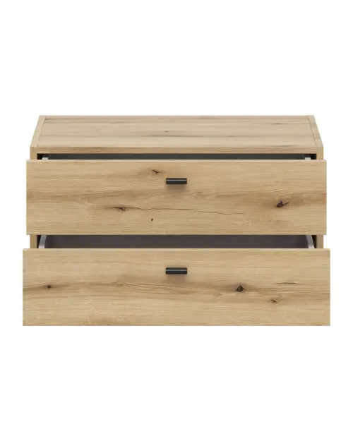 Cómoda System 64 con 2 cajones roble coast evoke