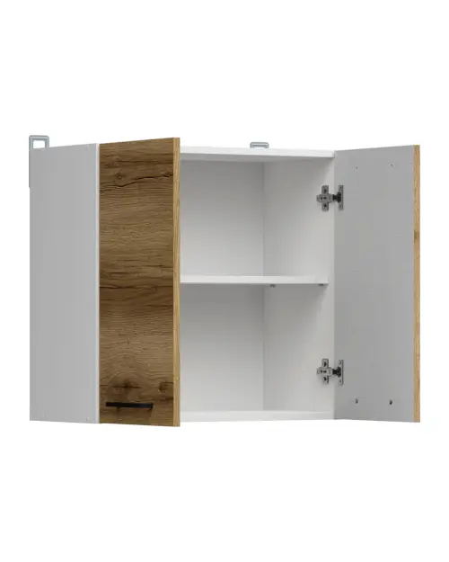 Armario de cocina superior Junona Line 60 cm de dos puertas roble delano claro