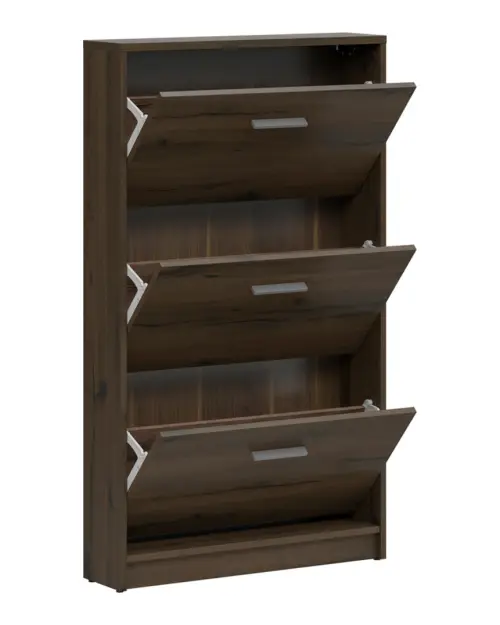 Zapatero Nepo Plus 70 cm con 3 puertas roble noble