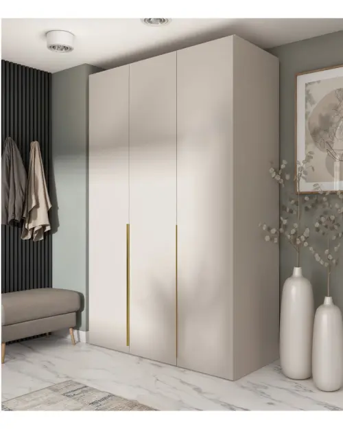 Szafa modułowa Flex 150 cm z 3 drzwiami kaszmir